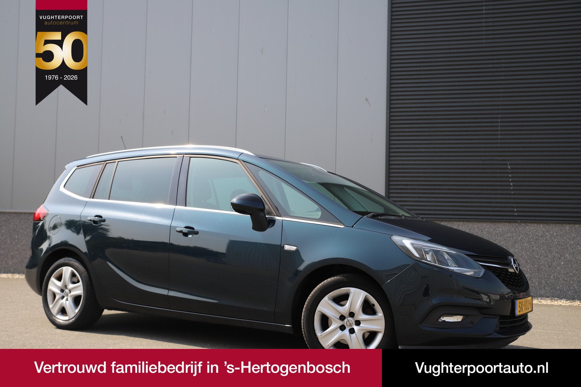 Opel Zafira 1.4 Turbo/120pk/7-persoons/Cruise/Carplay/Emeral, Auto's, Stof, Gebruikt, 4 cilinders, 7 stoelen