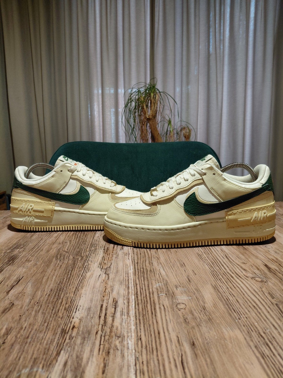 Nike Air Force 1 Shadow Premium 'Coconut Milk' Size 39, Beige, Ophalen of Verzenden, Sneakers of Gympen, Gedragen