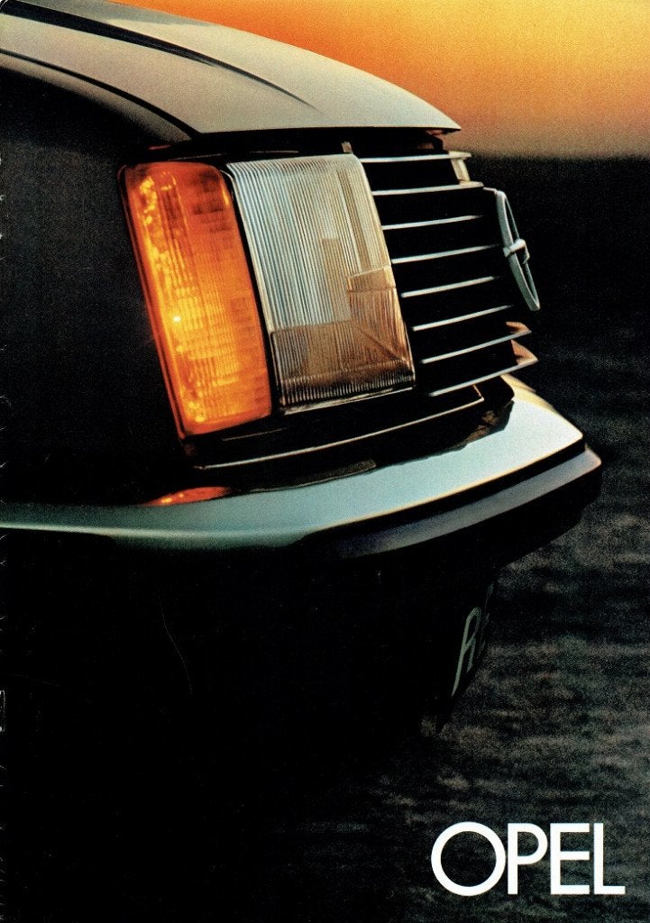 Folder Opel modellen (1977), Verzenden, Gelezen, Opel