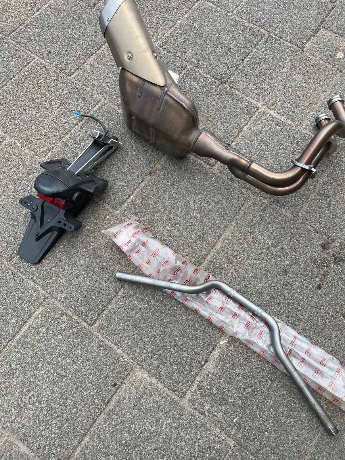Yamaha MT-07 Uitlaat, Stuur & Spatbord, Ophalen, Gebruikt