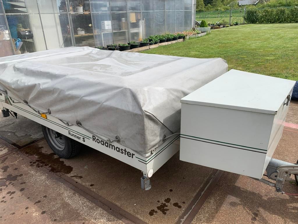 Roadmaster Runner S vouwwagen, Caravans en Kamperen, Vouwwagens, Overige merken, meer dan 6, Beige, Aanwezig, Ophalen