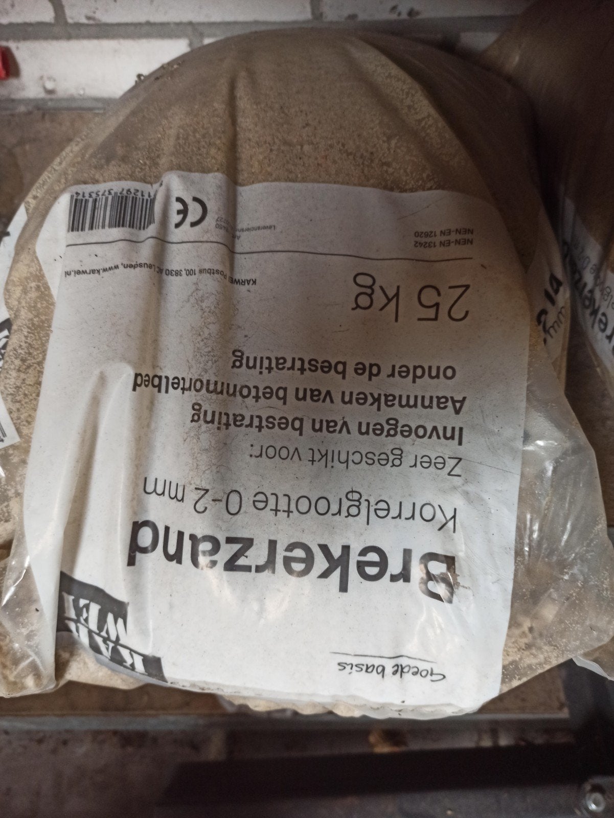 Brekerzand -GRATIS, Ophalen, Nieuw