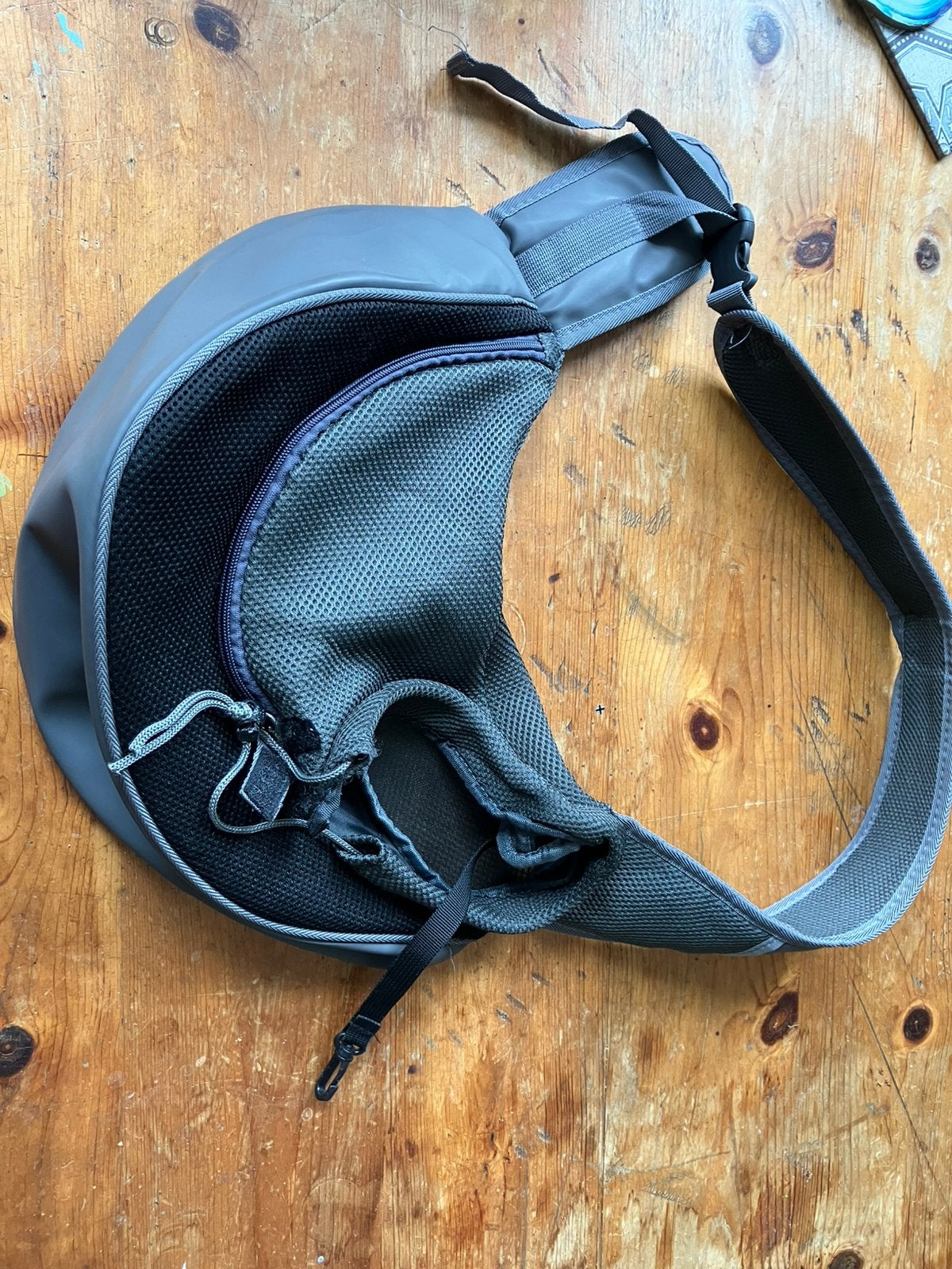 Hondentas/ tas voor pup, Ophalen of Verzenden, Gebruikt, Zwart