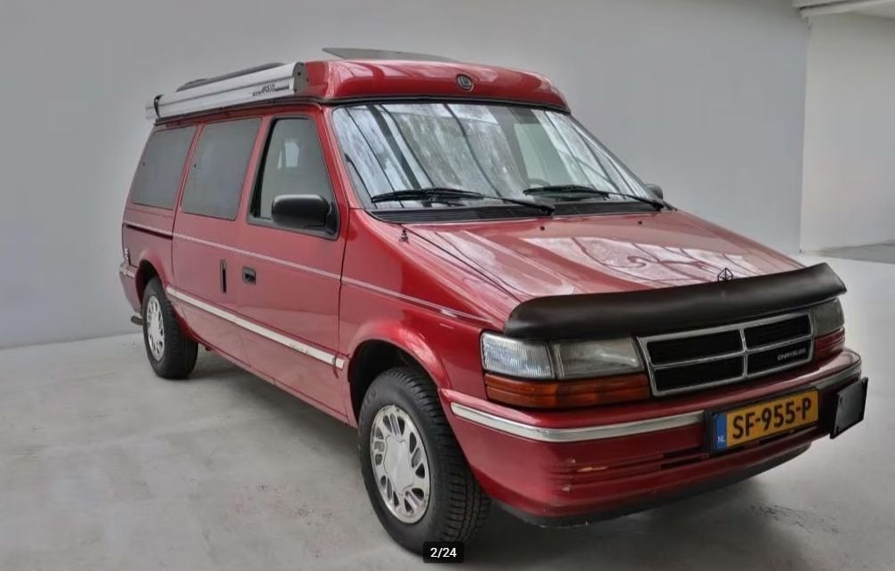 camper plymouth grand voyager 1993, Caravans en Kamperen, Campers, Elektrische ramen, 7 tot 12 maanden geleden, Particulier, Overige merken