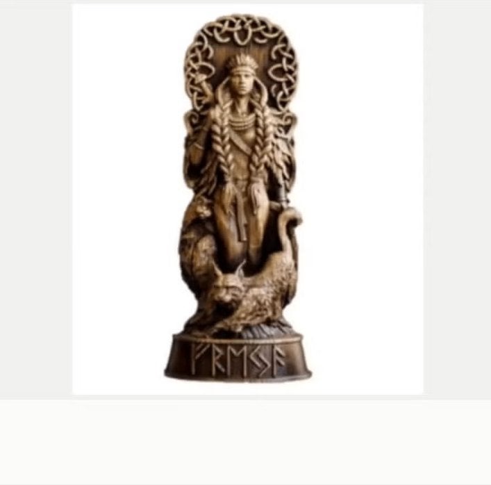 Prachtig beeldje Noorse god Freya (20cm)