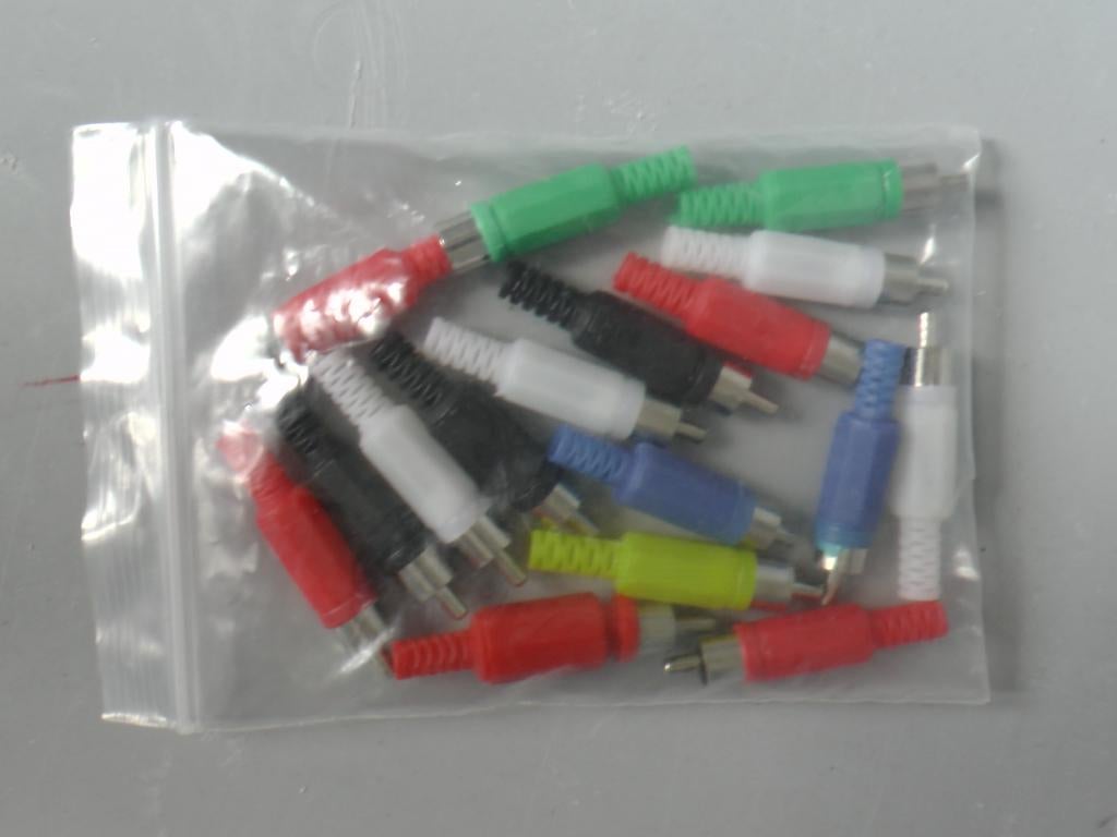 audio stekkers / cinch pluggen, Ophalen of Verzenden, Nieuw, Apparatuur