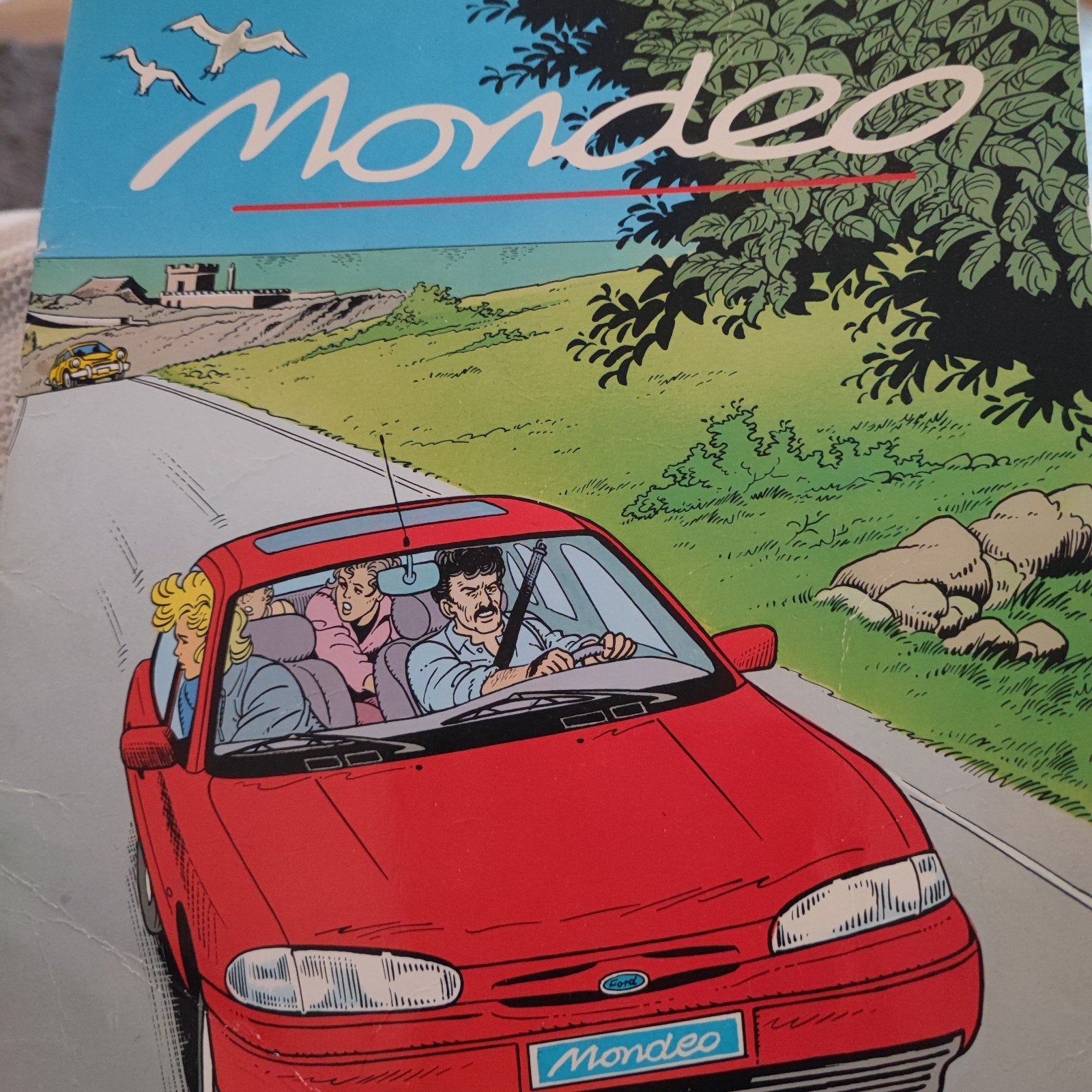 Ford Mondeo stripboek, Gelezen, Ford, Ophalen of Verzenden, Jeff Broeckx & Marck Meul