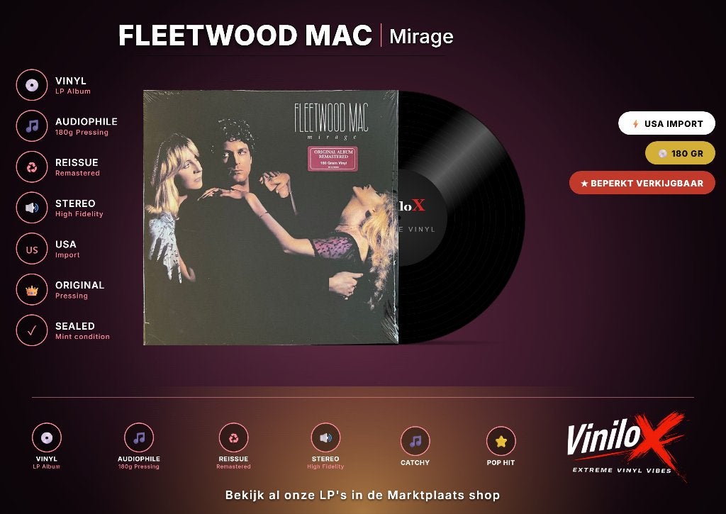 Fleetwood Mac – Mirage | LP, Ophalen of Verzenden, 12 inch, Poprock, Nieuw in verpakking