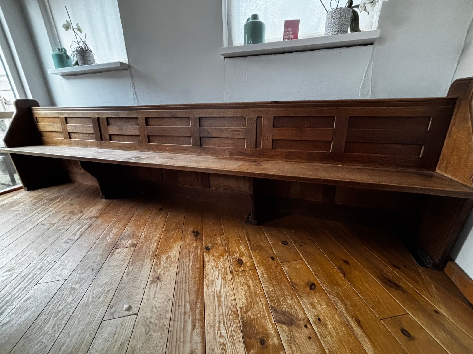 Kerkbank met klassiek tijdloze look, Ophalen, Gebruikt, Klasiek/tijdloos, Minder dan 75 cm