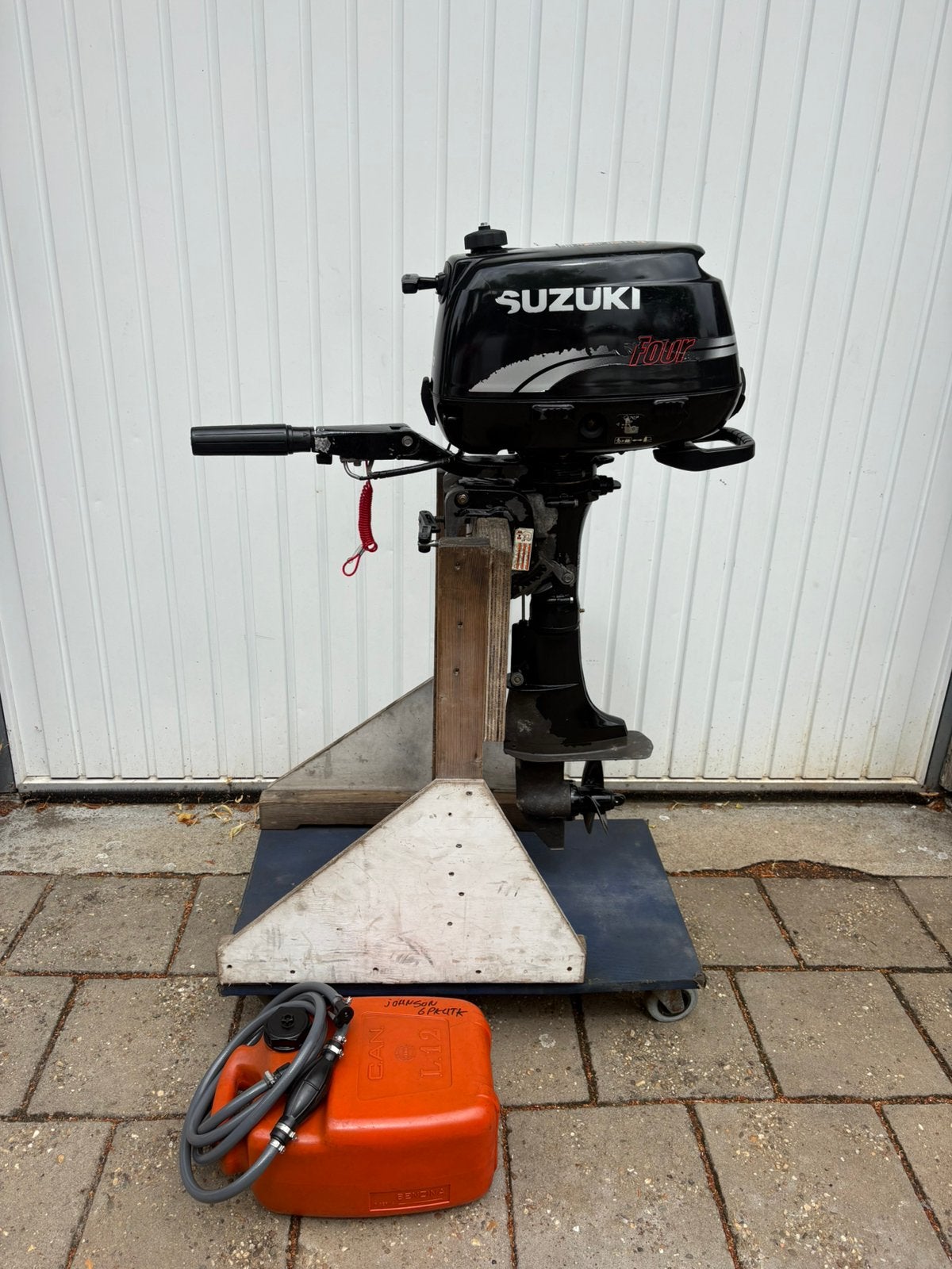 Suzuki 6 pk 4 takt korstaart buitenboordmotor boot motor., Watersport en Boten, Buiten- en Binnenboordmotoren, Ophalen, Gebruikt