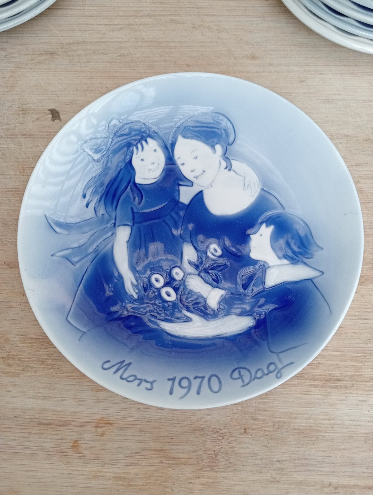 Desiree Old Copenhagen Blue Moederdag 1970 Wandbord, Antiek en Kunst, Ophalen of Verzenden