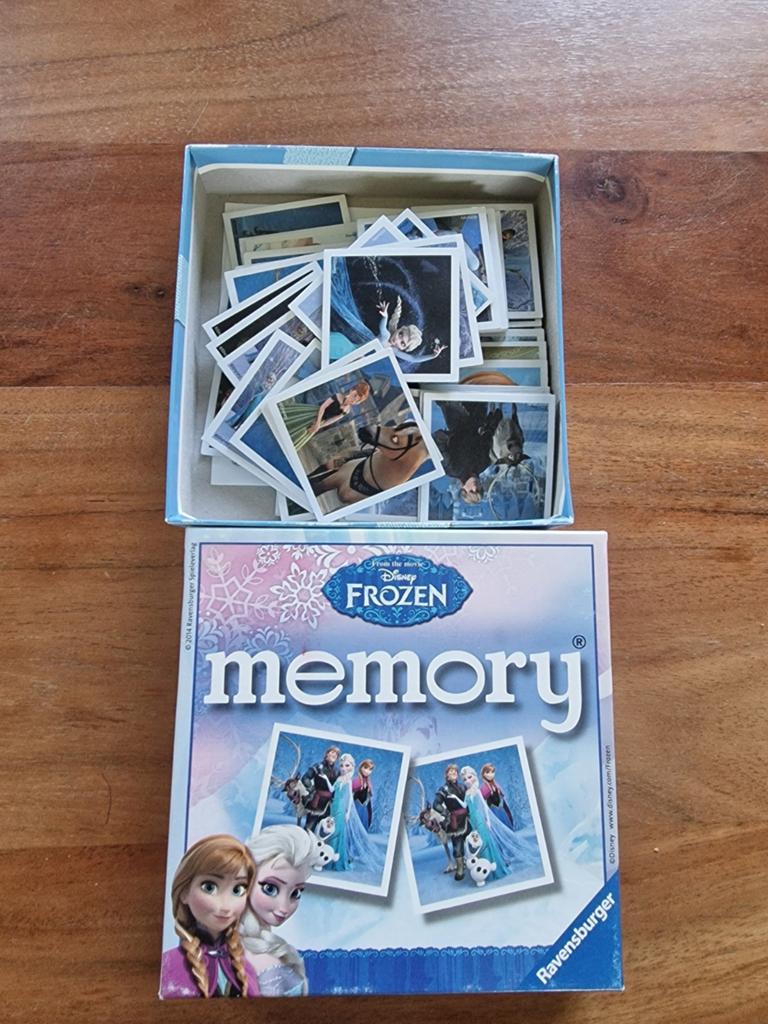 Disney Frozen Memory spel - Ravensburger, Een of twee spelers, Ophalen of Verzenden, Gebruikt, Ravensburger