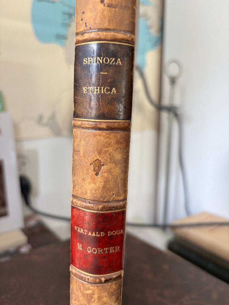 Spinoza - Ethica (1895, vert. Herman Gorter), Gelezen, Wijsbegeerte of Ethiek, Ophalen of Verzenden, Spinoza