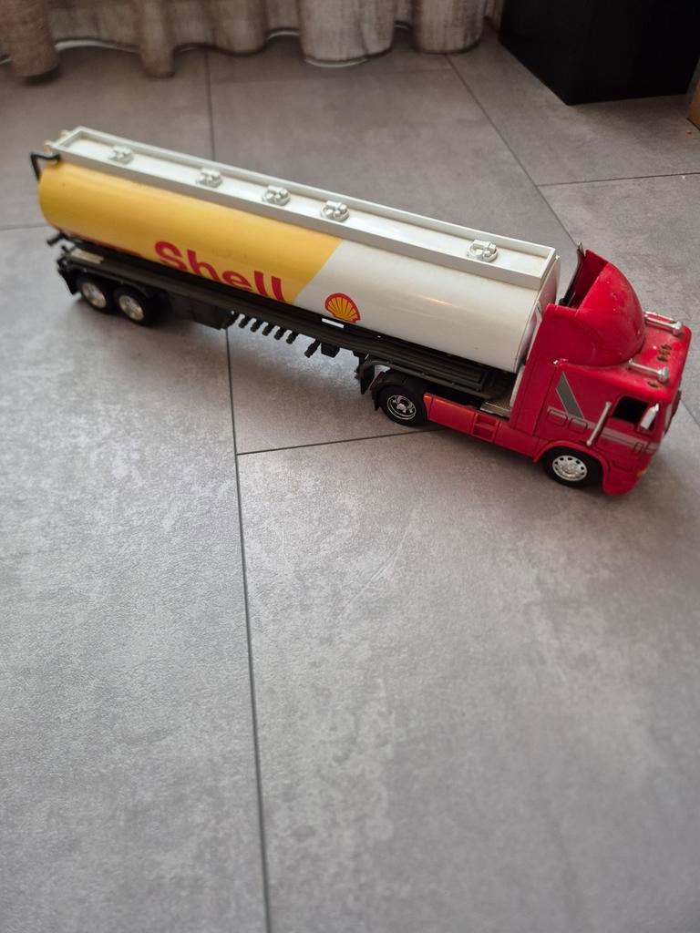 Shell Vrachtwagen Tankwagen Model, Hobby en Vrije tijd, Modelbouw | Auto's en Voertuigen, Gebruikt, Tank, Groter dan 1:32, Overige merken