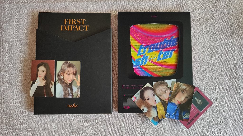 Kep1er albums - First Impact / Troubleshooter (compleet), Gebruikt, K-pop, Verzenden, Album