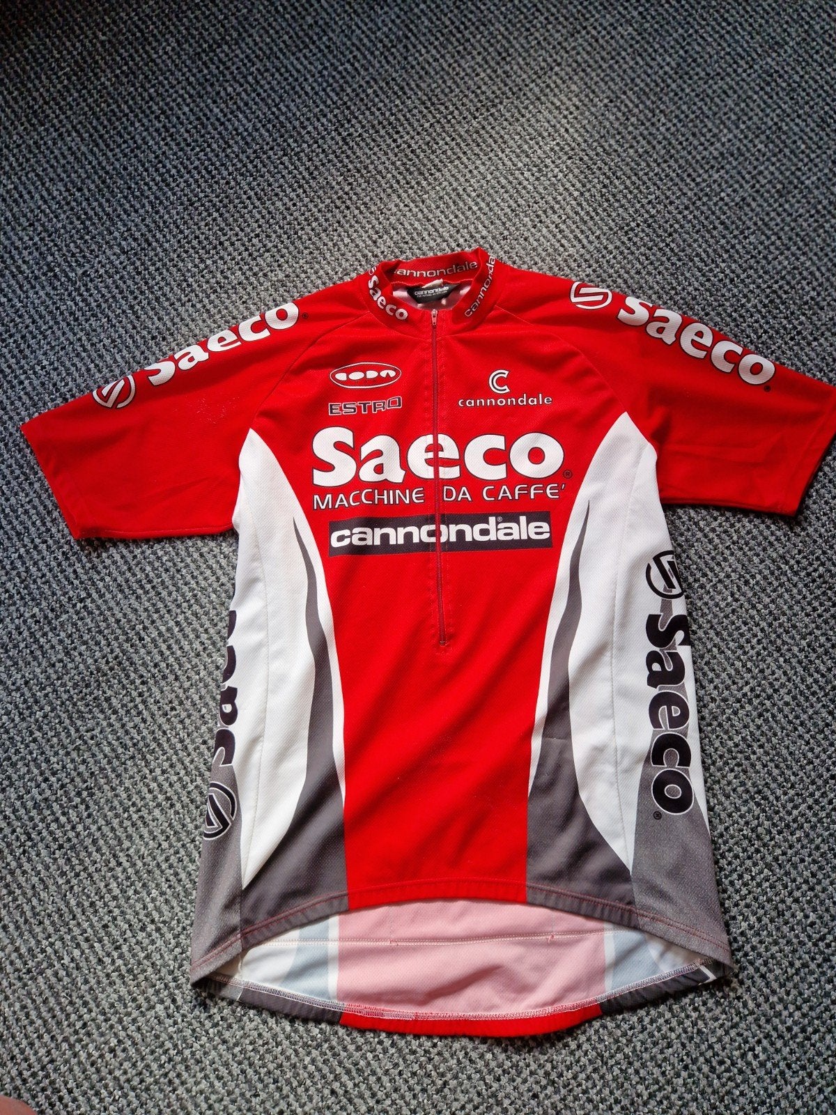 Saeco Cannondale Wielershirt XXL - Retro vintage, Gebruikt, Ophalen of Verzenden, Cannondale, Bovenkleding