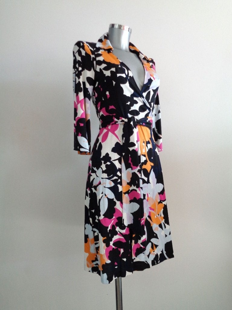 Diane von Furstenberg wrapdress - US8/NL38, Maat 38/40 (M), Overige kleuren, Ophalen of Verzenden, Zo goed als nieuw