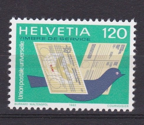 TSS Kavel 230010 Zwitserland Postfris  minnr UPU 14, Postzegels en Munten, Ophalen, Postfris