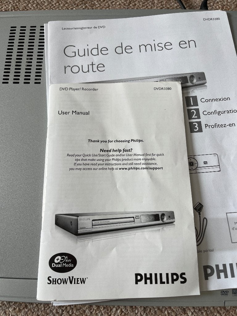 Philips DVD speler met 4 dvd's, Audio, Tv en Foto, Ophalen of Verzenden, Gebruikt, Dvd-speler, Philips