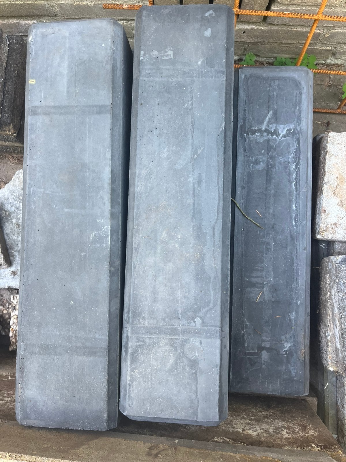 Betonpoeren 15x15, Tuin en Terras, Ophalen, Zo goed als nieuw, Zonder ramen