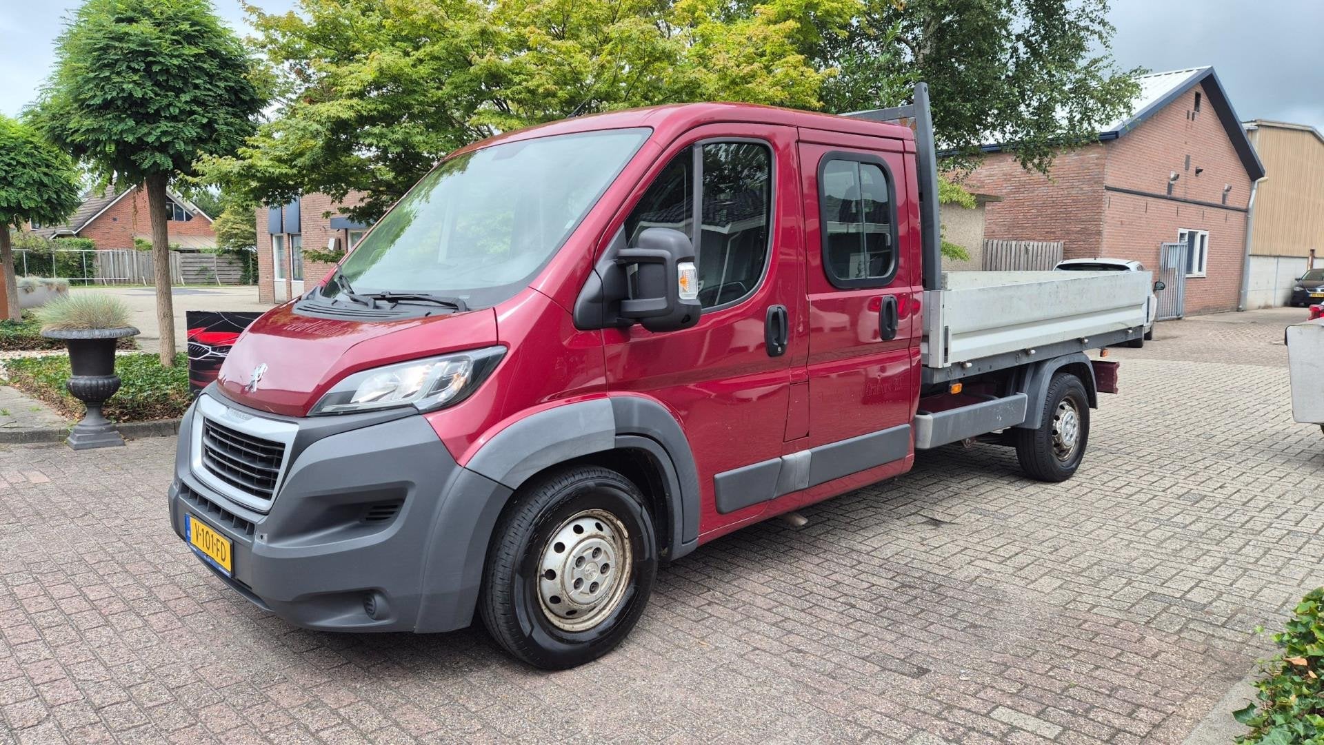 Peugeot Boxer 435 2.0 BlueHDI L3H2 Pro DC-pick up 7 pers, Auto's, Peugeot, Voorwielaandrijving, Gebruikt, 4 cilinders, 163 pk