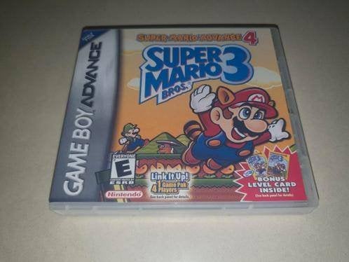 Super Mario Advance 4 Game Boy Advance GBA Game Case, Avontuur en Actie, Verzenden, 1 speler, Zo goed als nieuw