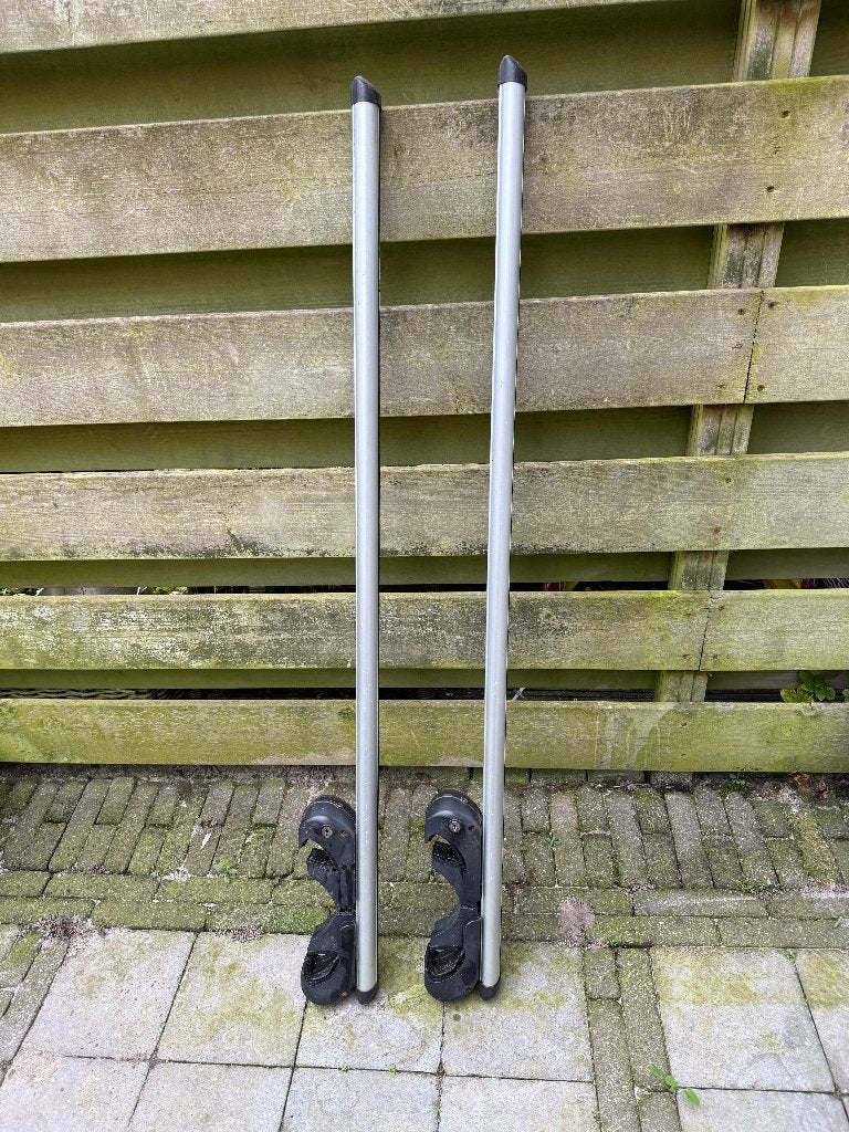 Menabo Brio Universele Dakdragers (120 cm) incl. Sleutels!, Auto diversen, Ophalen