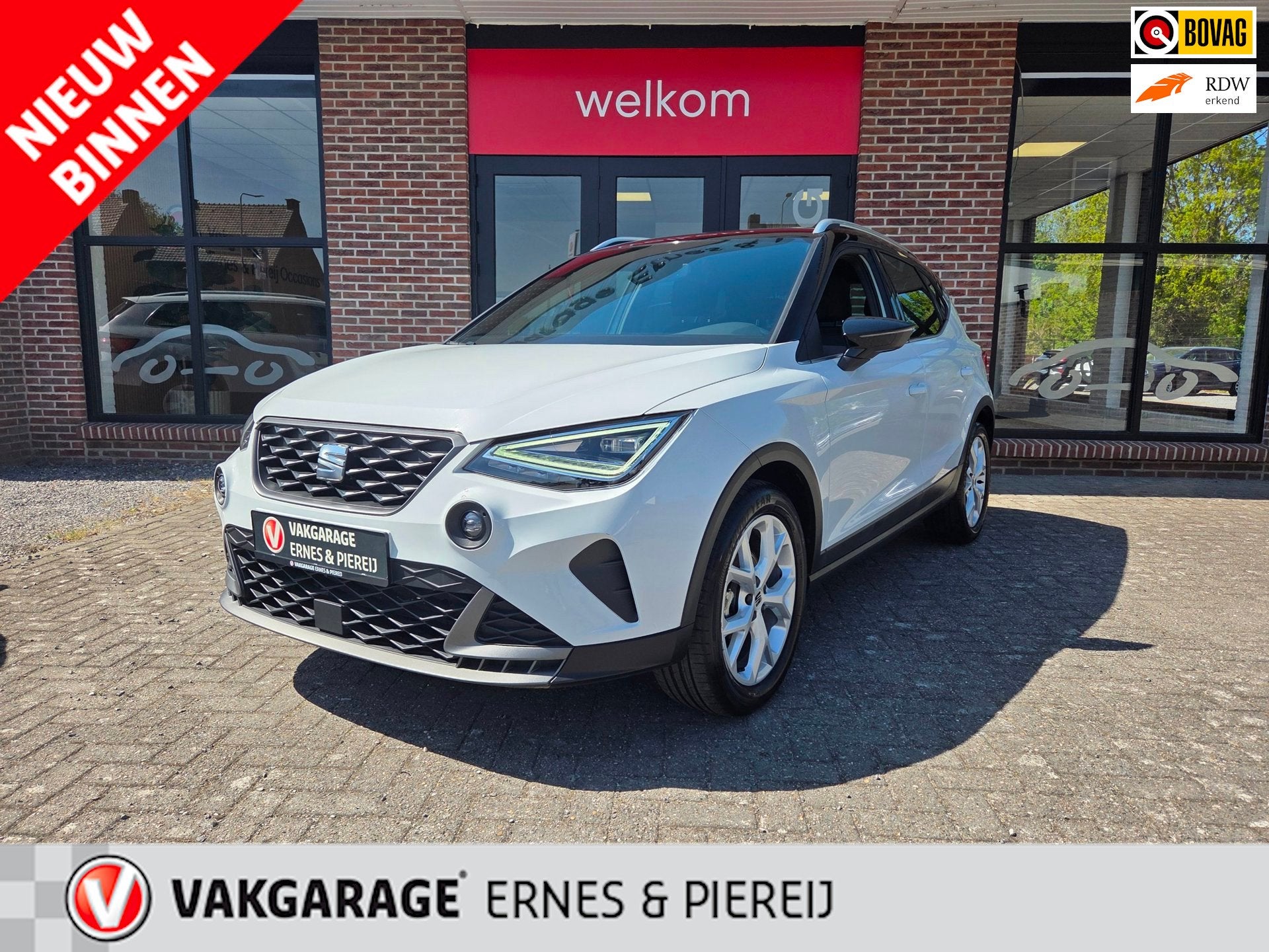Seat Arona 1.0 TSI FR *Garantie mogelijk tot 01-11-2033, Voorwielaandrijving, Stof, Gebruikt, 95 pk