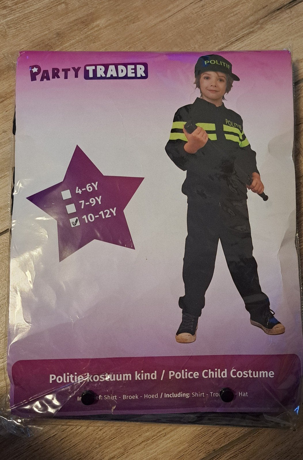 Politie kostuum kind 10-12 jaar (twee beschikbaar), Ophalen of Verzenden, Gebruikt, 146 t/m 152, Jongen of Meisje