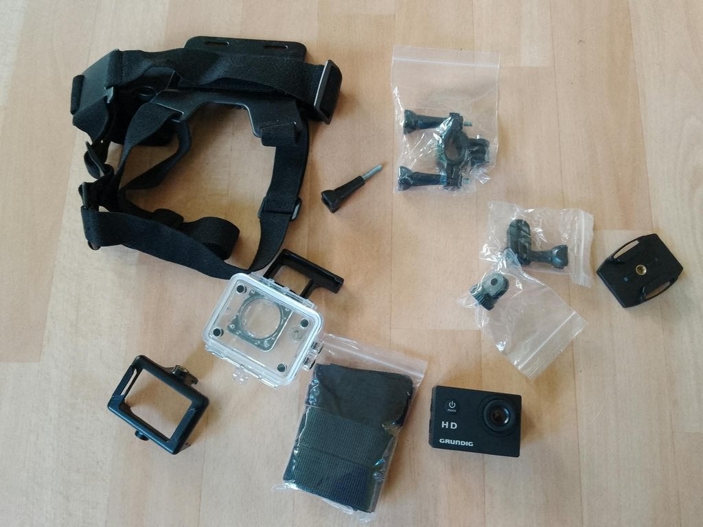 Gründig action cam te koop (720p), Verzenden, Zo goed als nieuw, Overige merken
