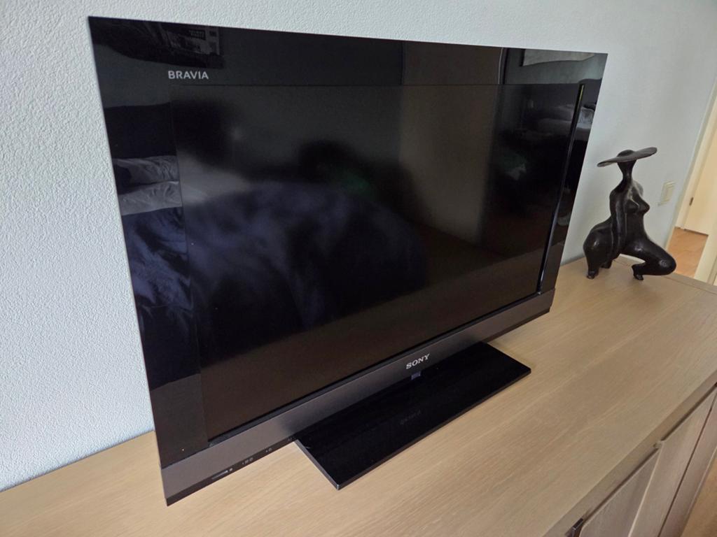 Sony 32" LCD televisie, Ophalen, Gebruikt, 50 Hz, LCD