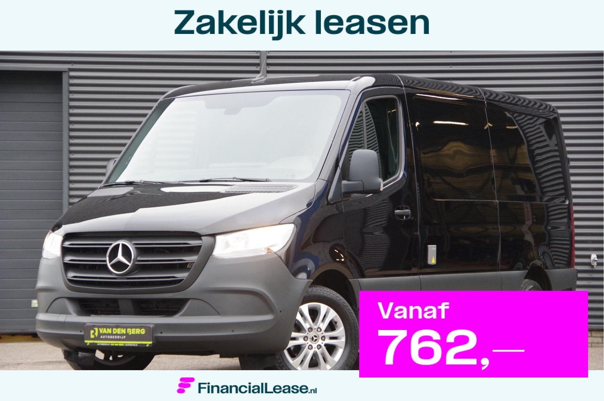 Mercedes-Benz Sprinter 316 2.2 CDI L2H1 AUT. KOELWAGEN DAG/N, Gebruikt, Euro 6, 4 cilinders, Zwart