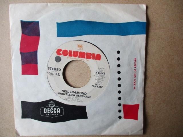 s5780 neil diamond - longfellow serenade, Ophalen, Gebruikt, Overige genres, 7 inch