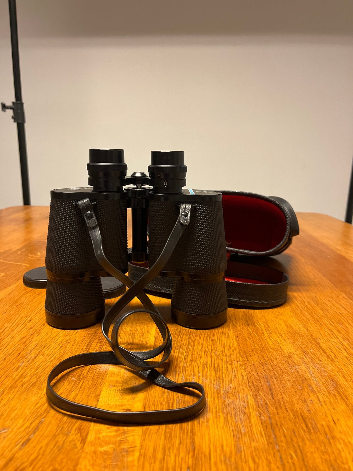 Pallas Coated Optics 7x50 verrekijker met tas, Gebruikt, Minder dan 8x, Overige typen, Ophalen of Verzenden