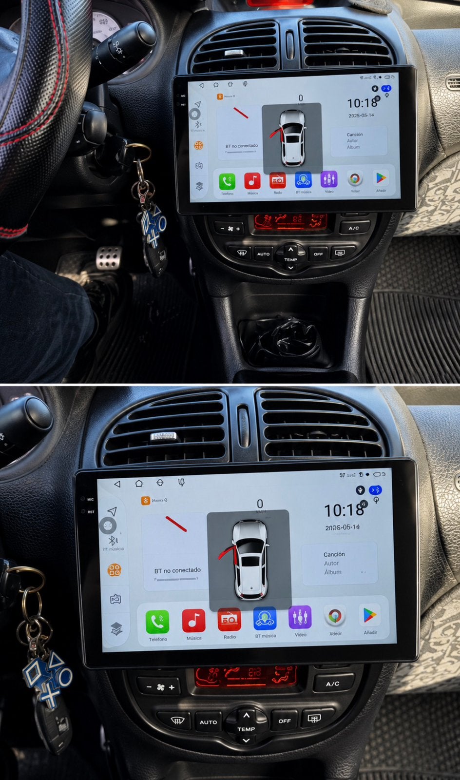 Carplay peugeot 206 207 208 scherm radio 9 inch nieuw, Ophalen of Verzenden, Nieuw