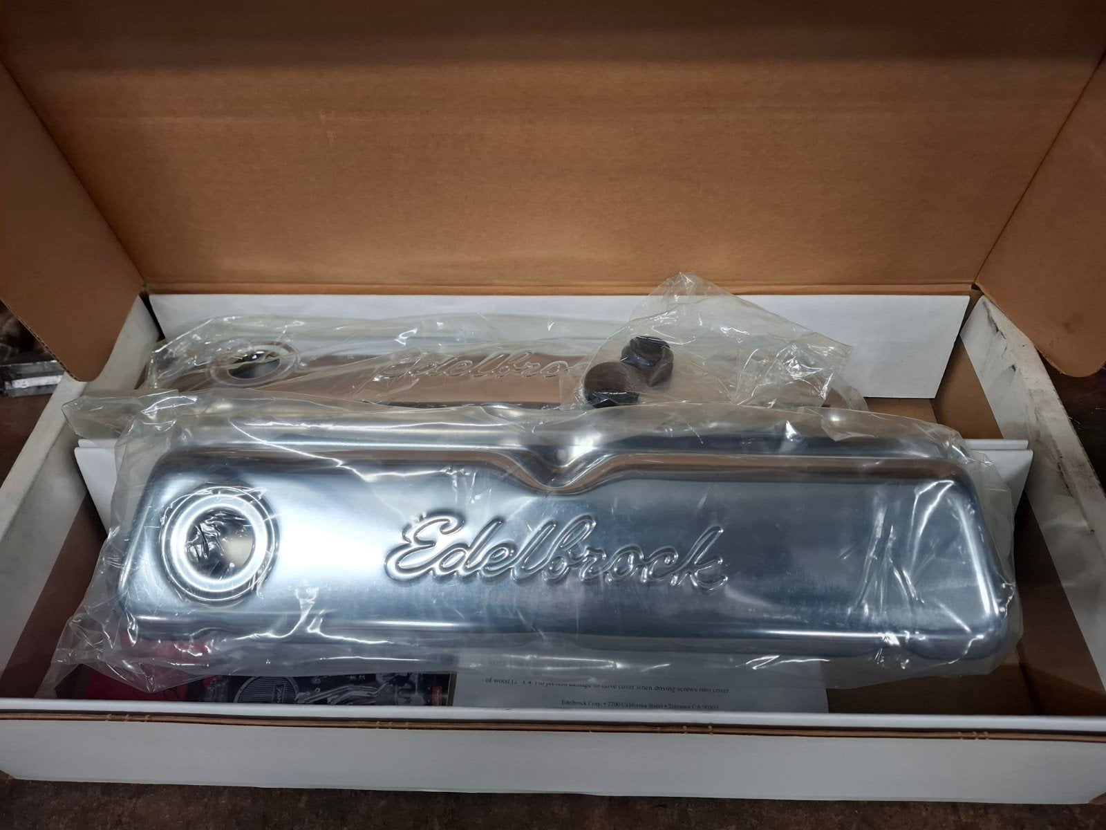 Edelbrock Klepdeksels Windsor Motor 260-289-302-351W V8, Auto-onderdelen, Ophalen of Verzenden, Nieuw, Ford USA