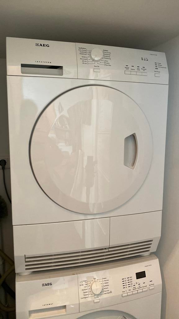 AEG Droger, Witgoed en Apparatuur, Wasdrogers, Ophalen, 6 tot 8 kg, Gebruikt, Luchtafvoer