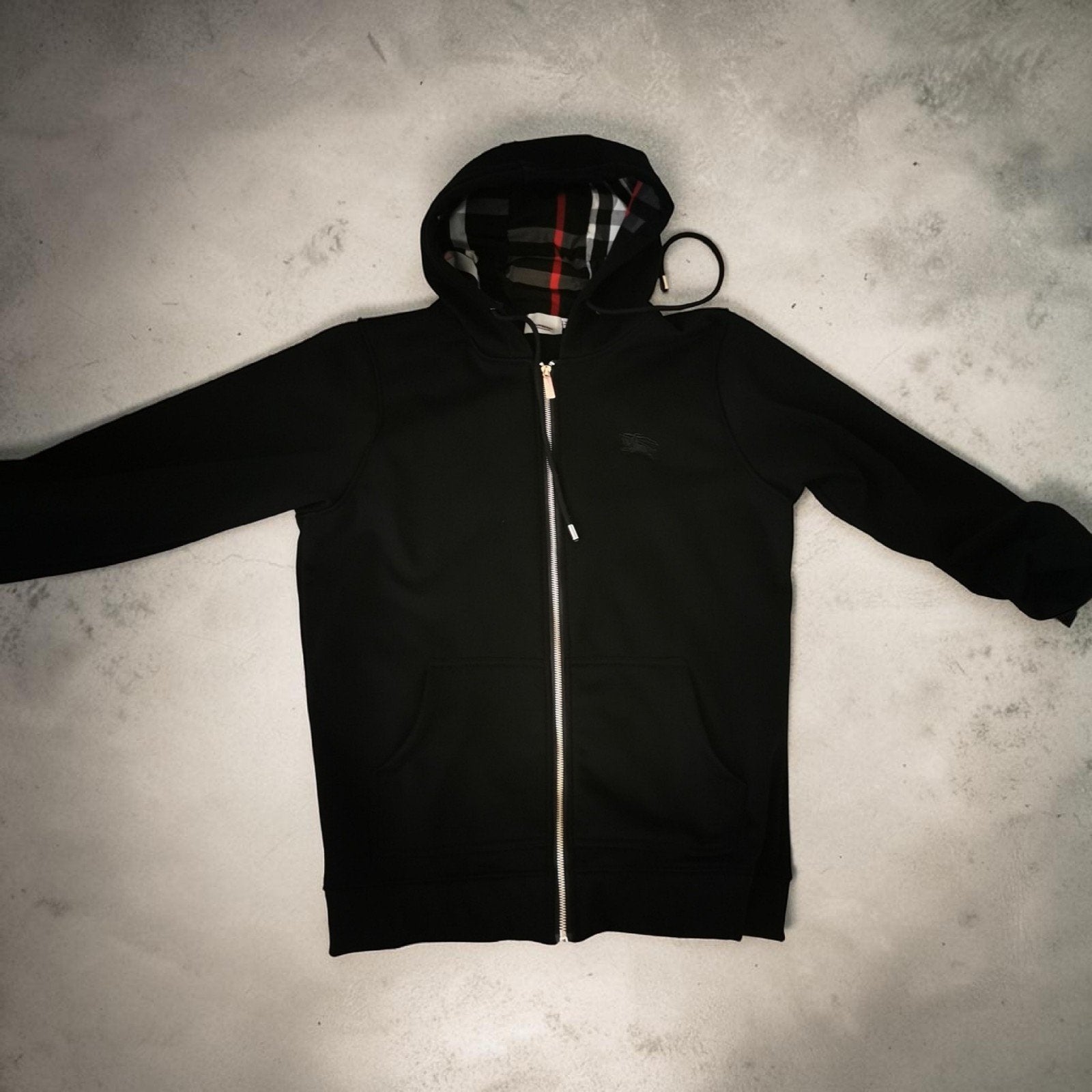 Burberry zip up, Zwart, Zo goed als nieuw, Burberry, Verzenden