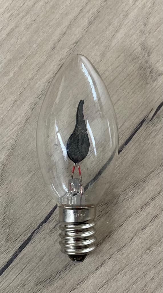 Vlamverlichting  8 cm / E14 fitting (€1,00 p/st.), Ophalen of Verzenden, Zo goed als nieuw, E14 (klein), Overige typen