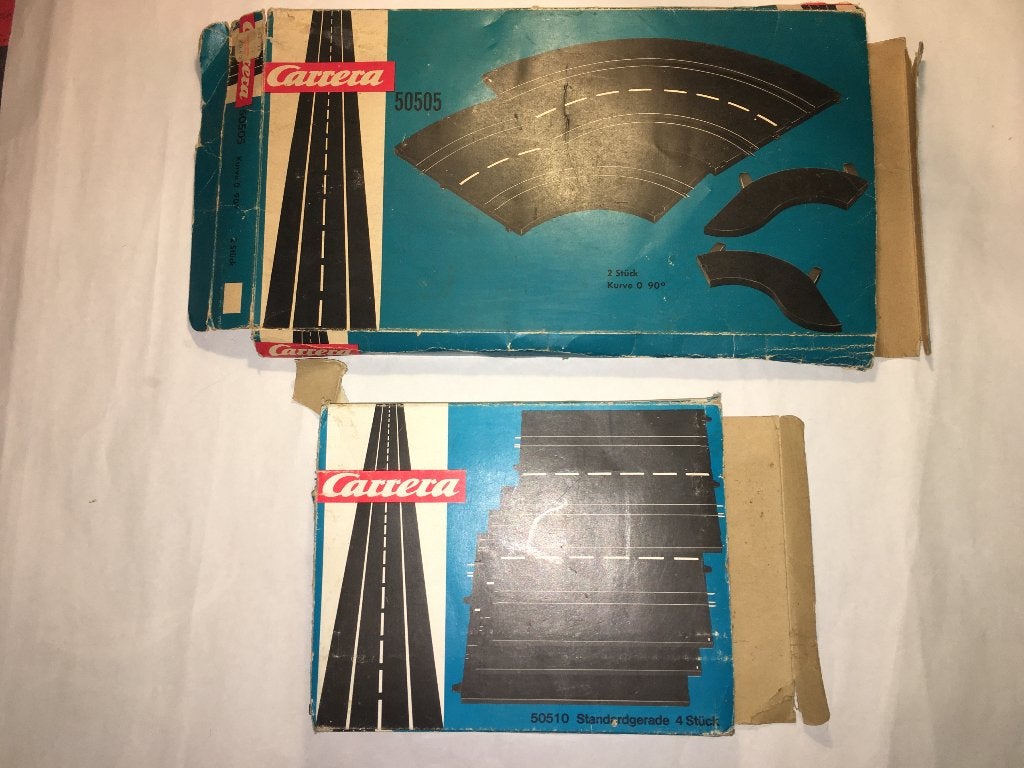 Carrera Universal baanstukken + bochten in dozen 50505 50510, Onderdelen, Zelf te bouwen, Carrera, Ophalen of Verzenden