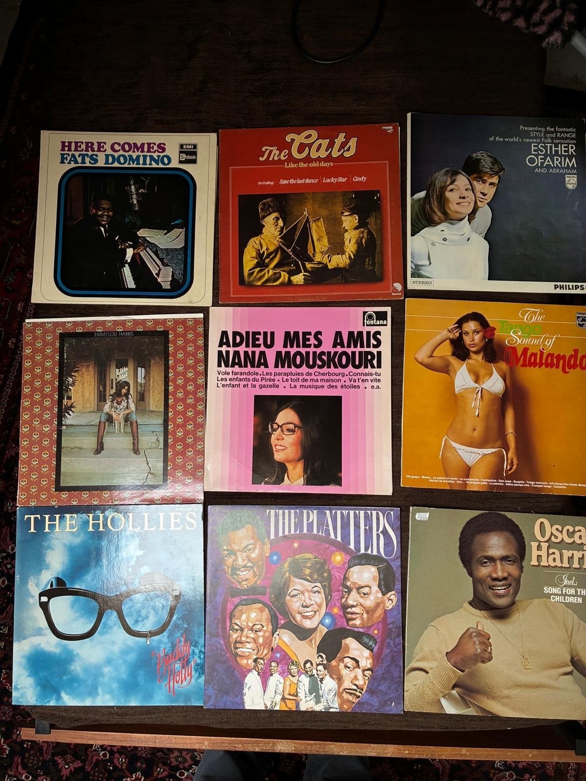 Diverse Pop & Rock LP's - The Hollies, Fats Domino, The Cats, LP, Gebruikt, Pop, Ophalen of Verzenden