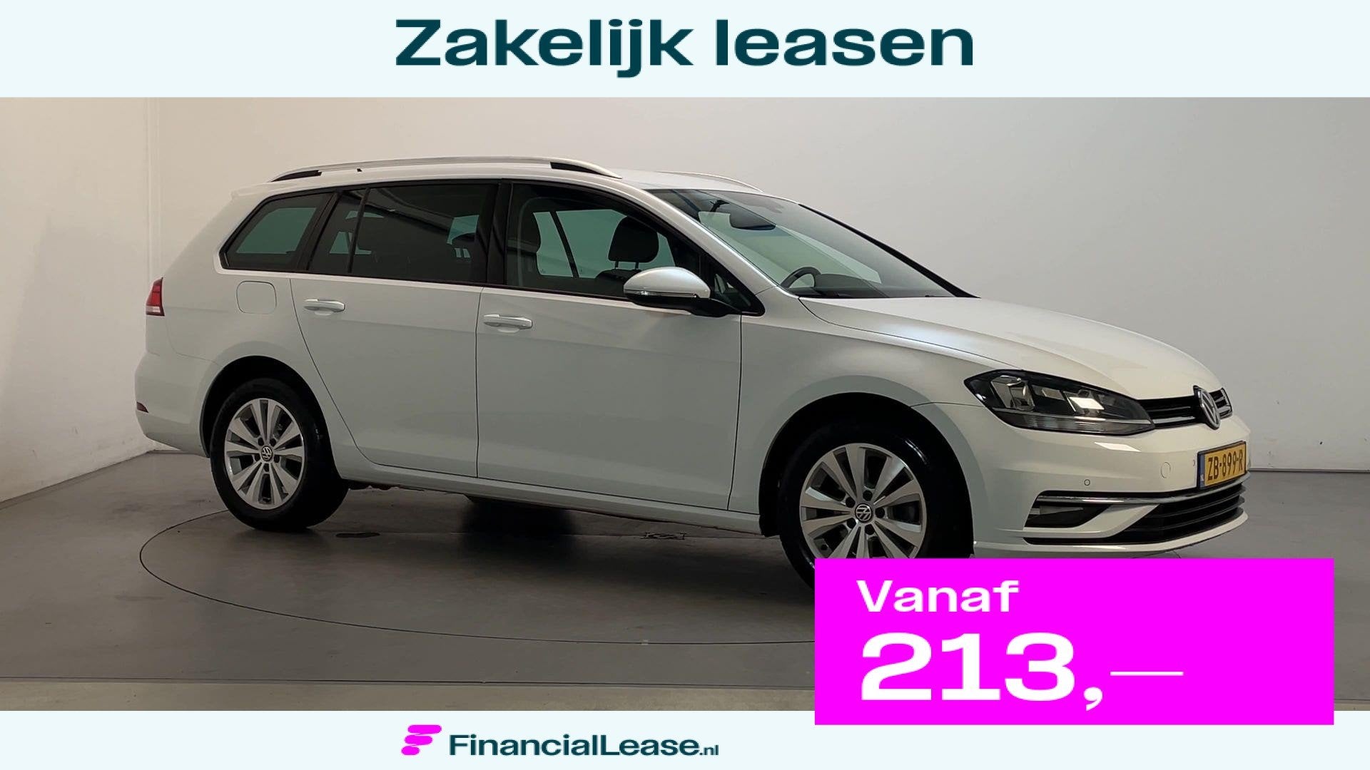 Volkswagen Golf Variant 1.0 TSI 116pk DSG Comfortline Naviga, Stof, Gebruikt, Met garantie (alle), Automatische klimaatregeling