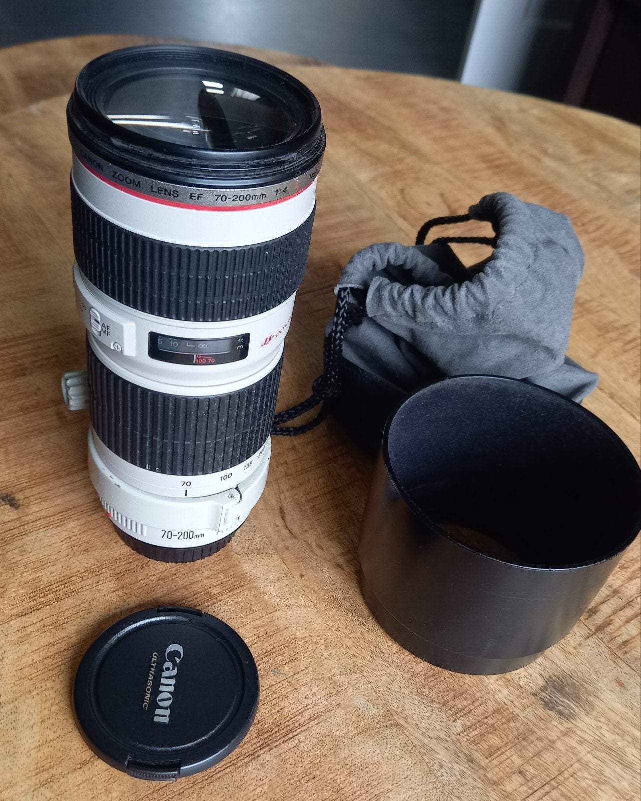 Canon EF 70-200mm f/4 L USM Telelens, Ophalen of Verzenden, Zo goed als nieuw, Telelens, Zoom