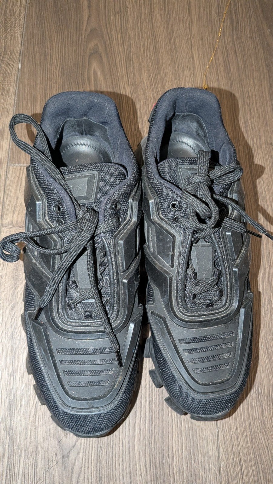 Prada Thunder Sneakers - Zwart - Maat 39, Prada, Zwart, Ophalen of Verzenden, Sneakers of Gympen