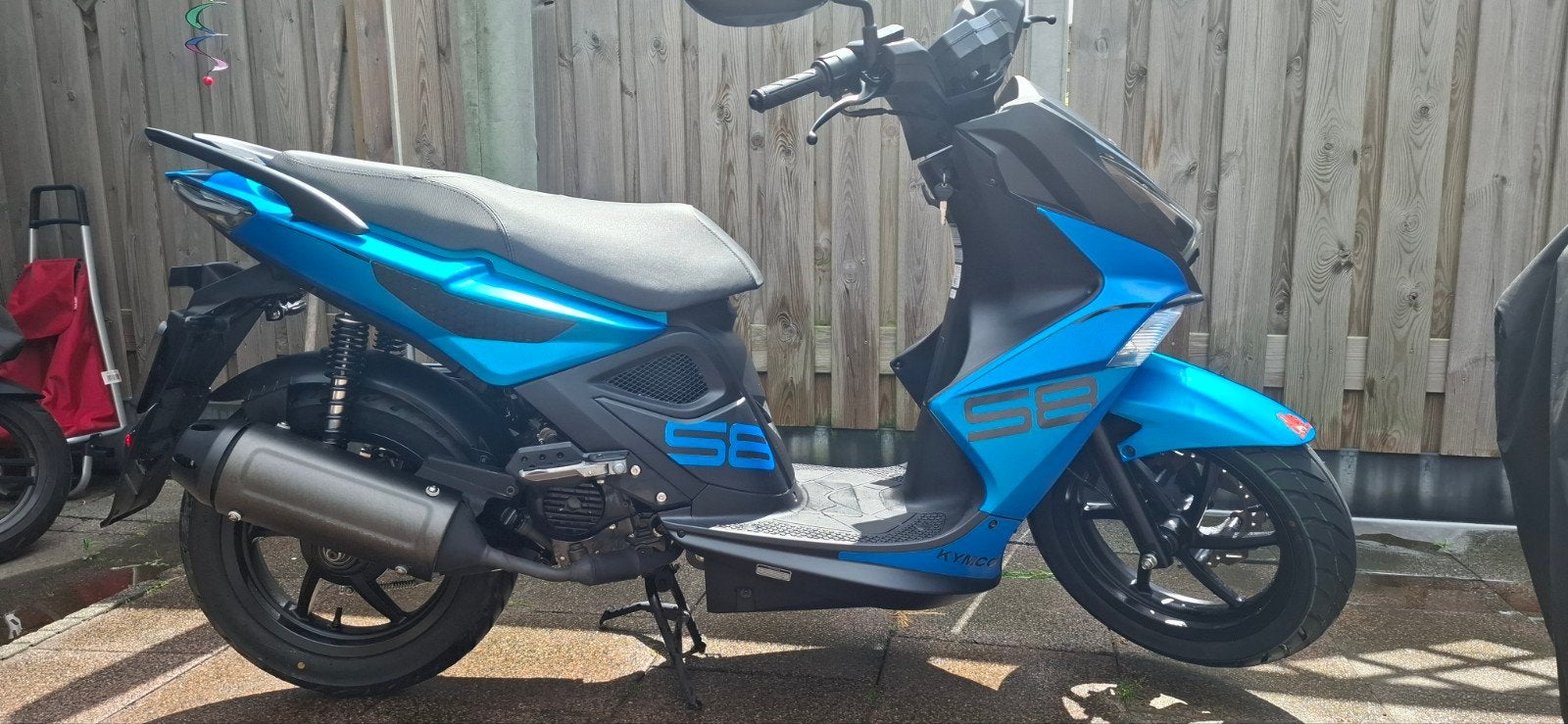 Zo goed als nieuwe Kymco Super 8 met slechts 847 km, Ophalen, Zo goed als nieuw, Benzine, Super 8