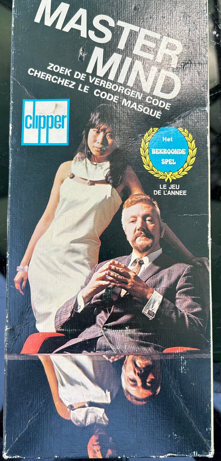 COMPLEET origineel Vintage spel Mastermind van Clipper MOOI!, Een of twee spelers, Ophalen of Verzenden, Gebruikt