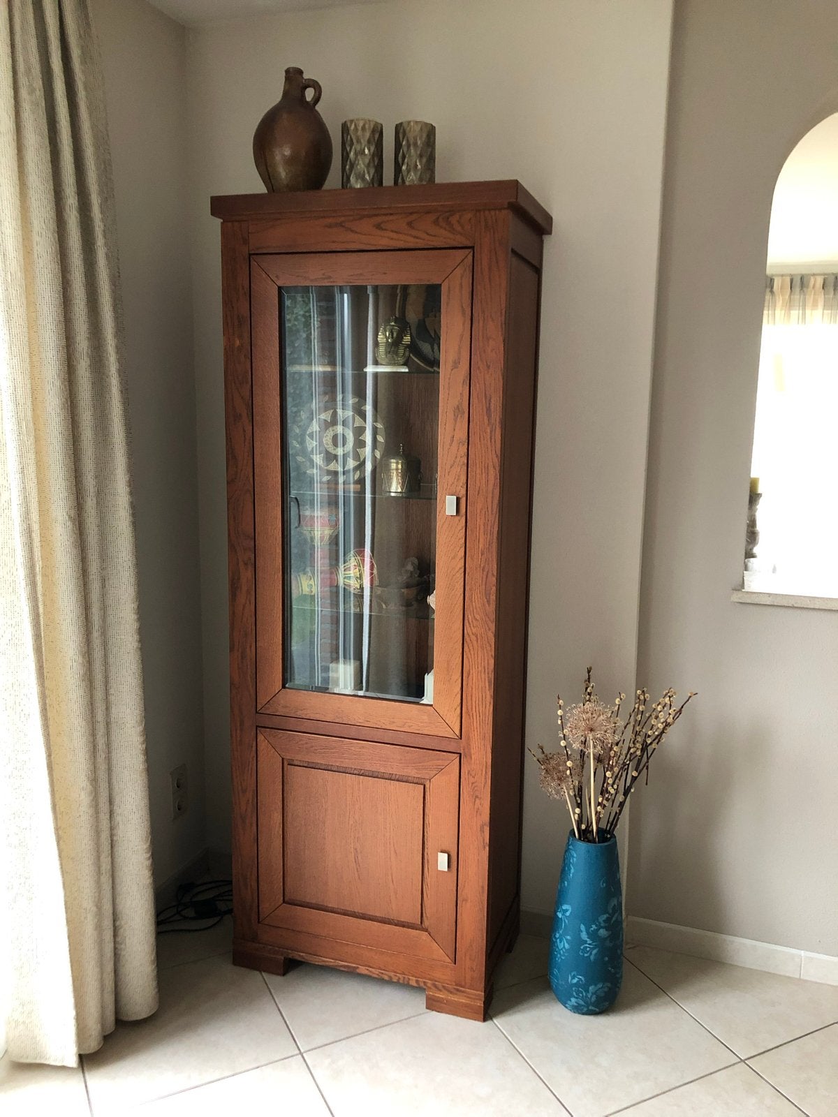 Kersenhouten meubelset, Huis en Inrichting, Ophalen, Minder dan 50 cm, Gebruikt, Rechthoekig