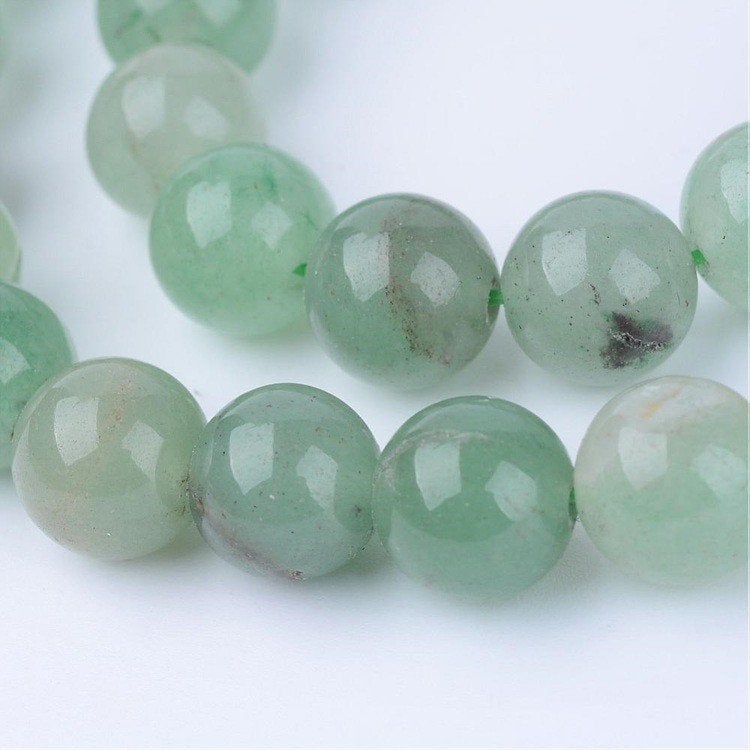Vanaf € 2,95 Snoer Green Aventurine 4, 6, 8 en 10 mm., Kraal, SINO-SEAR GmbH, Feuerbachstrasse11, Potsdam, Germany, Nieuw