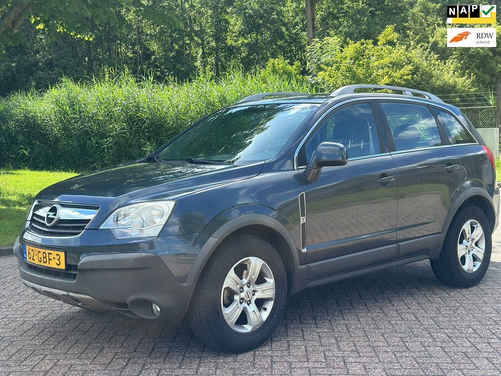 Opel Antara 2.4-16V Enjoy/AIRCO/ELECRAMEN VOOR-ACHTER/VERWAR, Auto's, Opel, Stof, Gebruikt, 4 cilinders, Blauw