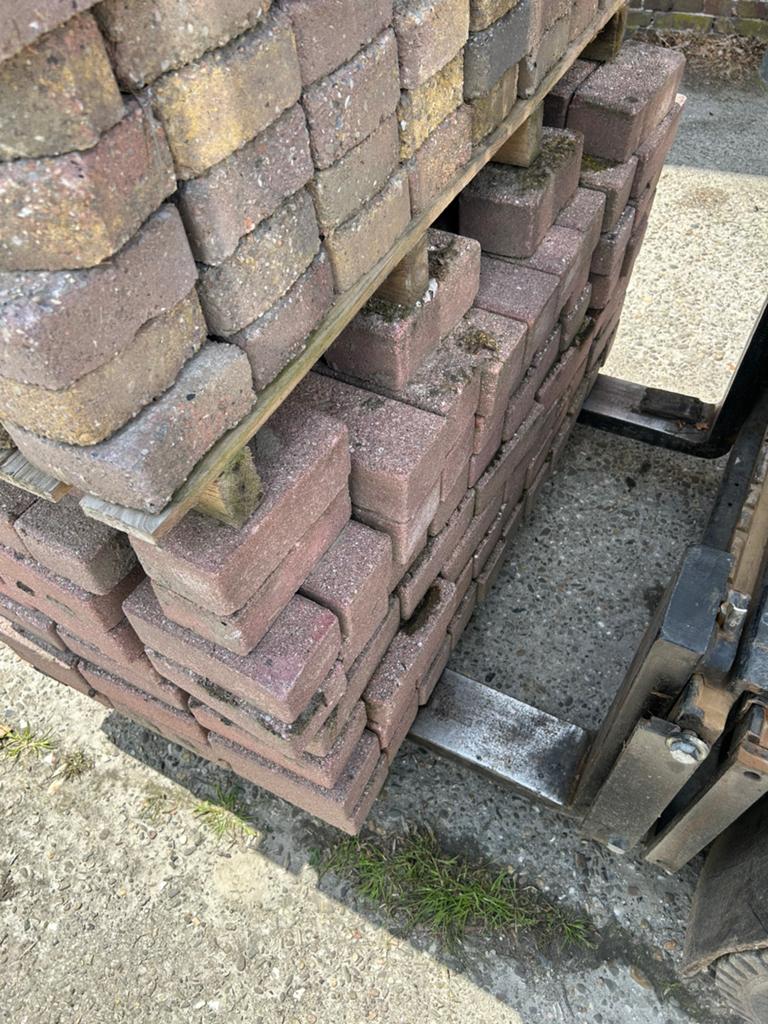 Betonstraat steen / klinker, Tuin en Terras, Ophalen, Gebruikt, Klinkers, Minder dan 5 m²